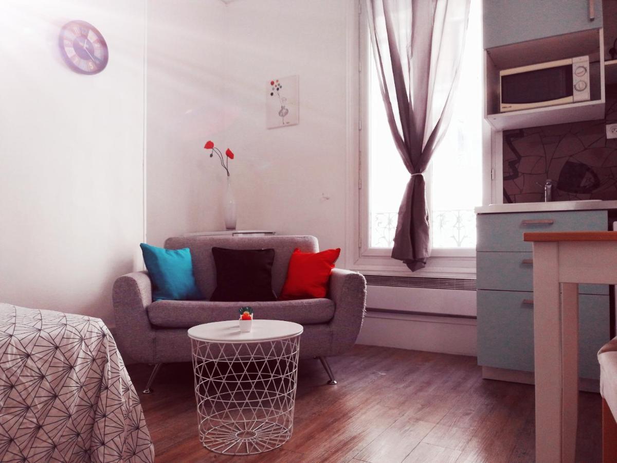 Studio dans un quartier résidentiel à Montrouge avec le métro à 2 min Exterior foto