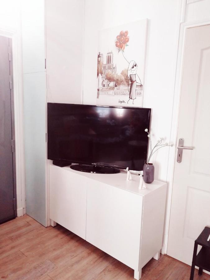 Studio dans un quartier résidentiel à Montrouge avec le métro à 2 min Exterior foto